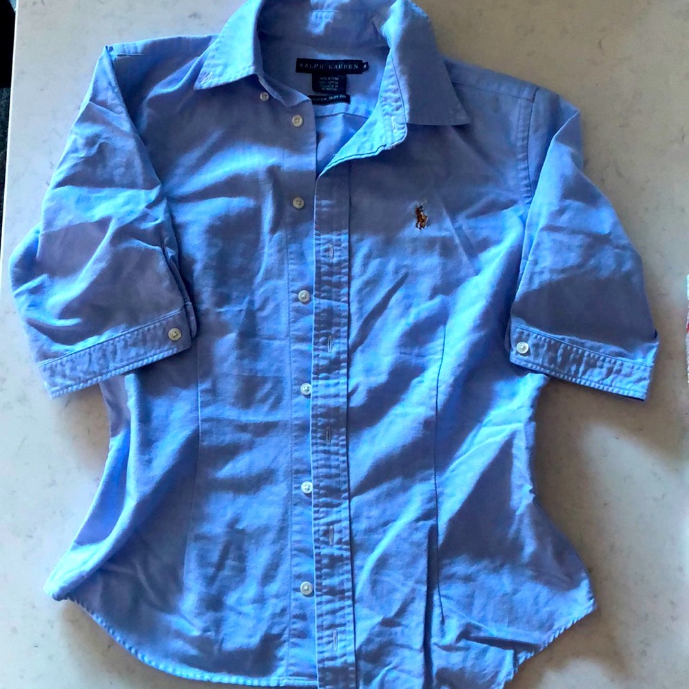 Ralph Lauren super slim fit blouse